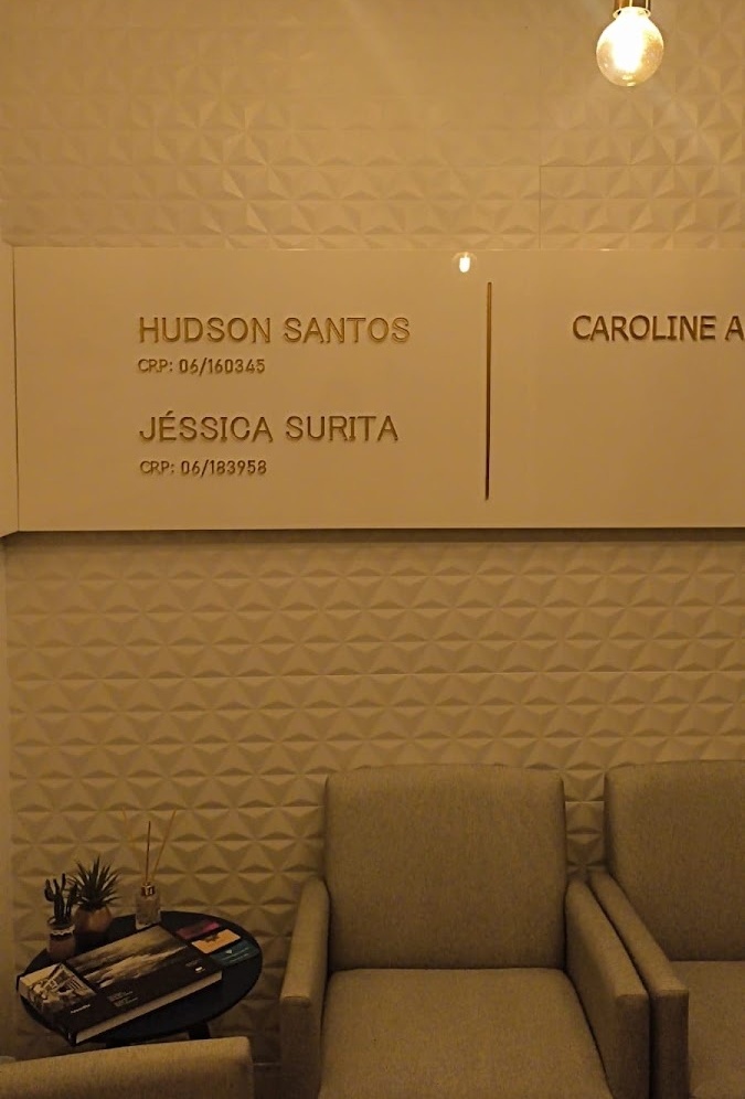 Sala de Atendimento da Psicóloga Jéssica Surita em Santos